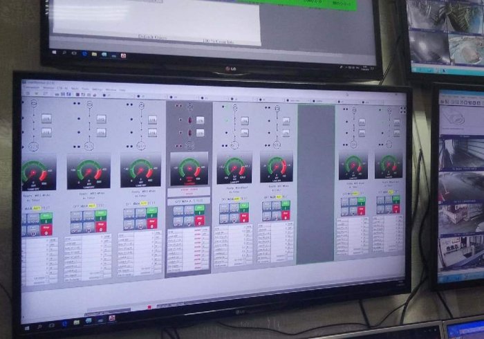 картинка изображение статуса комплекса дизель генераторов на экране монитора - проект диспетчеризация нескольких ДГУ