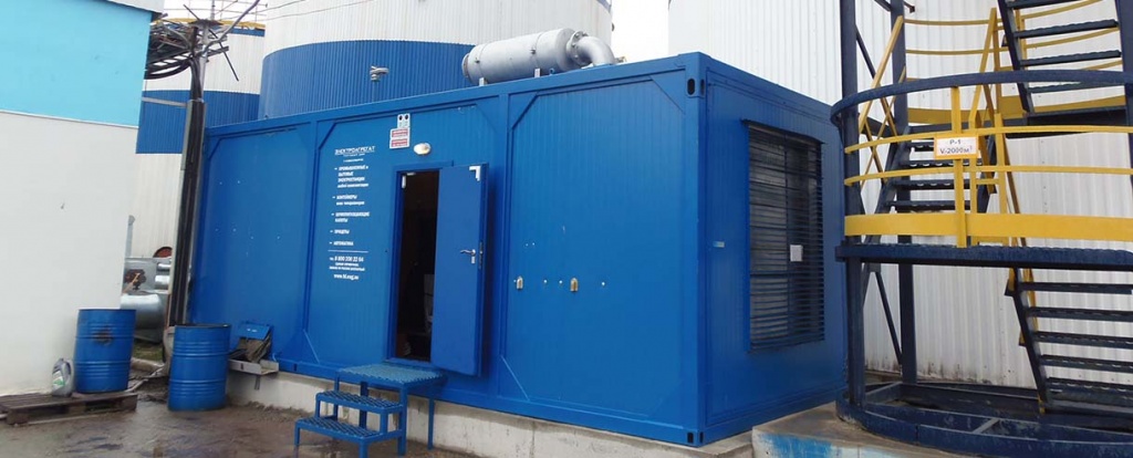 фото Дизель-генератор 800 кВт в контейнере