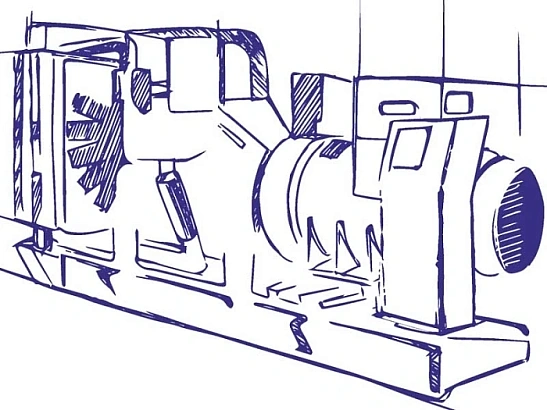 Дизель-генератор ЭТРО  АД250-Т400-1Р двигатель Weichai